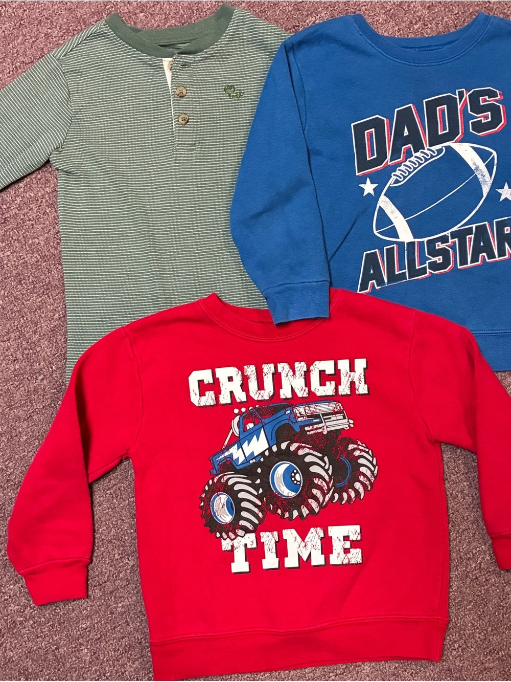 Garanimals Red 'Crunch Time' Monster Truck Sweatshirt - Kids